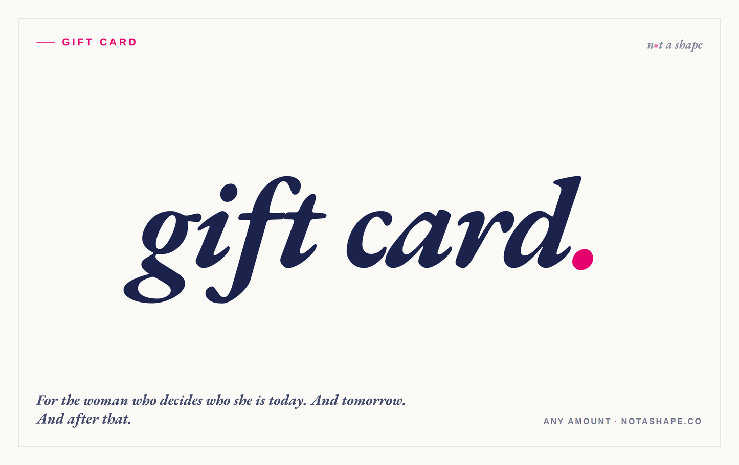 The Gift Card